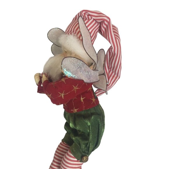 Mark Roberts Christmas Fairy Elf Ornament  With Glittery Wings - Picture 9 of 9